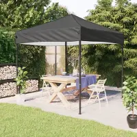 vidaXL BEI CLORIS Tente de réception pliante anthracite 3x3 m - Pavillons & Tentes de réception Nouveau2775925 1parcel