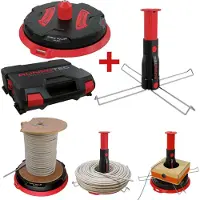 Runpotec XB 300, kit complet, X Board, dévidoir professionnel pour tambours, 1 rouleau.