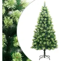 Syfax Sapin de Noël artificiel à charnières avec support 210 cm