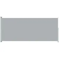 Syfax Auvent latéral rétractable de patio 200x500 cm Gris
