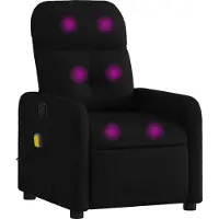 Sonstiges Fauteuil de massage inclinable Noir Tissu