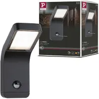 Paulmann LED Applique murale d'extérieur Kulma Détecteur de mouvement àcrépusculaire (IR) résistant à l'eau de mer