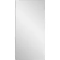 Ebuy24 Vira armoir de salle de bain avec miroir 1 porte brillant blanc,blanc.