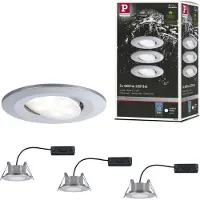 Paulmann LED encastré Calla set de base orientable