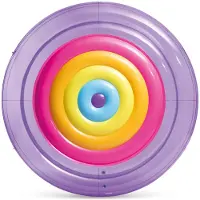 Intex Rainbow Fiesta Beach Ø201cm Pool Air Mattres Rose Ø201 cm