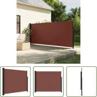 The Living Store Store latéral extensible brun 160x600 cm