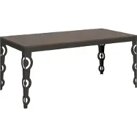 Itamoby Table Extensible 90X180/440 Cm Karamay Evolution Noyer Structure Anthracite