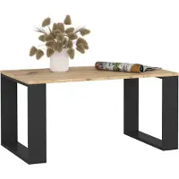 Akord Table Basse Nox Chêne Artisan/Noir 92X53X45