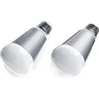 Bearware 2x lampe LED intelligente, lampe intelligente Wifi, changement de couleur RGB variable, filetage E27, 7W, 420 lumens