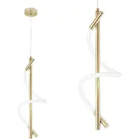 Toolight Lampe Suspendue Led G015-CP Gold