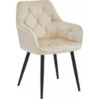 Leobert Chaise Valora JORK Beige x1 - Chaise beige pour espaces d'assise minimalistes