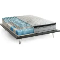 Talamo Italia Adrano - Matelas Simple, 190x90x27h cm Blanc, Déhoussable Fabriqué en Italie