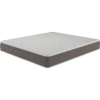 Dmora West - Matelas Double, 200x140x21h cm Blanc, Fermeté 6,5/10 Fabriqué en Italie