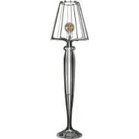 ARTI & MESTIERI Lampadaire Minerva D38X166 Cm En Fer De Style Réticulé Avec Interrupteur Au Pied Connexion E27 Fabriqué En Italie Boue