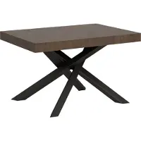 Itamoby Table Extensible 90X130/234 Cm Volantis Noyer Structure Anthracite
