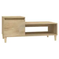 Syfax Table basse Chêne sonoma 100x50x45 cm Bois d'ingénierie