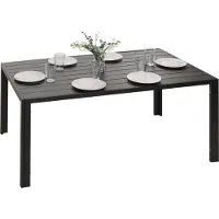 MCW Table à manger en aluminium -N40