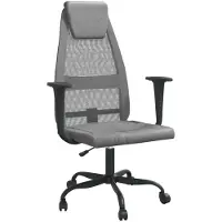 Syfax Chaise de bureau réglable en hauteur gris