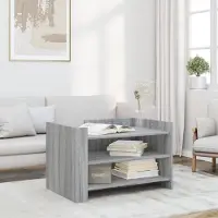 Prolenta Maison Exclusive - Table basse Gris Sonoma 80x50x50 cm Matériau dérivé du bois