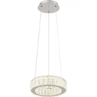 Globo Lighting Lampe à suspendre métal chromé, LED