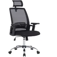 Office Products Chaise De Bureau Produits De Bureau Mykonos, Noir