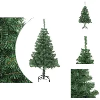 vidaXL Sapin de Noël artificiel avec support 150 cm 380 branches - Sapins de Noël
