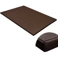 Syfax Tapis plat pour chiens Rectangulaire Marron Taille XL