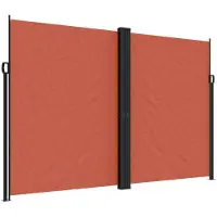 Syfax Auvent latéral rétractable terre cuite 220x1200 cm