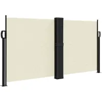 Syfax Auvent latéral rétractable crème 120x1200 cm