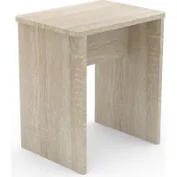 VCM Tabouret en bois | repose-pieds de dimensions H. 45 x L. 40 x D. 30 cm | Table d'appoint Esal