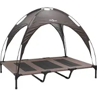 Syfax Lit pour Chien Marron 122 x 93 x 106,5 cm Acier