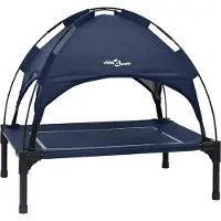Syfax Lit pour Chien Bleu marine 71 x 64 x 71 cm Acier