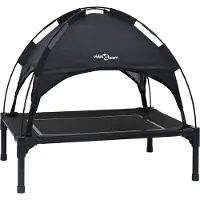 Syfax Lit pour Chien Noir 63 x 49,5 x 60 cm Acier