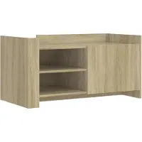 Syfax Table basse chêne sonoma 100x50x50 cm bois d'ingénierie