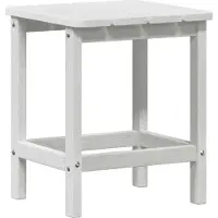 Syfax Table d'appoint Blanc 38 x 38 x 46 cm Polyéthylène