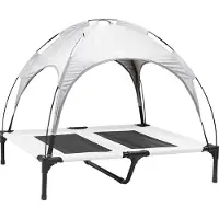 Syfax Lit pour Chien Gris Argenté 92 x 77 x 82,5 cm Acier