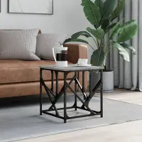 Prolenta Maison Exclusive - Table basse Gris Sonoma 45x45x47,5 cm Matériau dérivé du bois