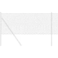 Syfax Clôture hexagonale Gris 0,8 x 10 m PVC
