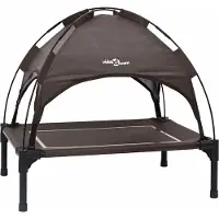 Syfax Lit pour Chien Marron 71 x 64 x 71 cm Acier
