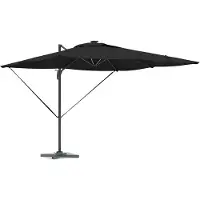 Syfax Parasol Noir 286 x 284 x 270 cm Aluminium et polyester