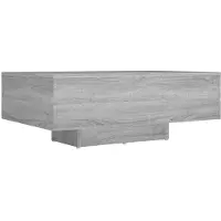Syfax Table basse Sonoma gris 85x55x31 cm Bois d'ingénierie