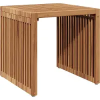 Syfax Table d'appoint de jardin Marron 45 x 45,5 x 45,5 cm