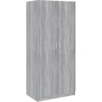 Syfax Garde-robe Sonoma gris 80x52x180 cm Bois d'ingénierie