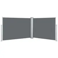 Syfax Auvent latéral rétractable Anthracite 120 x 1000 cm