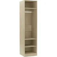 Syfax Garde-robe Chêne sonoma 50x50x200 cm Bois d'ingénierie