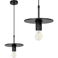 Toolight Lampe Suspendue APP1180-1CP Black