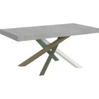 Itamoby Table Extensible 90X180/440 Cm Volantis Cemento Structure 4/A