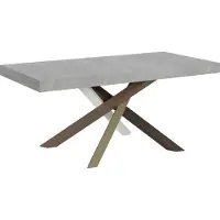 Itamoby Table Extensible 200/304X90 Cm Volantis Pieds Béton Multicolores 4/C