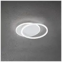 Perenz Plafonnier Led Orbit Blanc Mat 43W En Aluminium