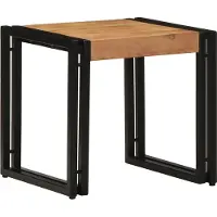 Prolenta Maison Exclusive - Table basse en bois massif d'acacia, couleur marron, dimensions : 40 x 40 x 38 cm